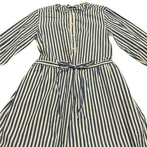 Free Assembly Women’s White & Blue Mini Dress